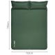 25. SELF-INFLATION MAT 192X132X3CM GREEN ENERO CAMP