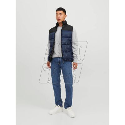 7. Jack &amp; Jones Jjetoby Bodywarmer Collar Vest M 12235861