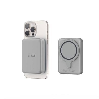 5. Powerbank Tech-Protect PB11 LifeMag MagSafe 10000 mAh - titanium
