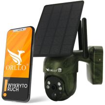 Orllo IP Camera Wireless 4G LTE Rotating with Solar Panel ORLLO TZ1 MORO