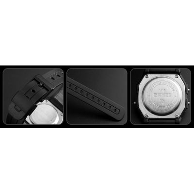 9. Skmei 1412BKWT watch + BOX