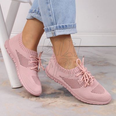 3. Openwork sports shoes News W EVE211D powder pink