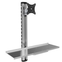 Techly ICA-PLW 01 Monitor Holder/Stand 68.6 cm (27") Wall Silver
