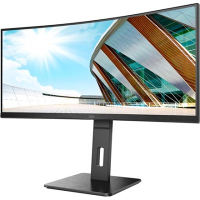 12. AOC P2 CU34P2A LED monitor 86.4 cm (34") 3440 x 1440 px Quad HD Black