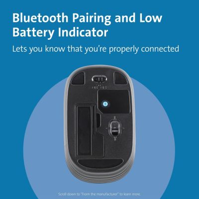 10. Kensington Pro Fit Bluetooth Compact Ambidextrous Travel Mouse