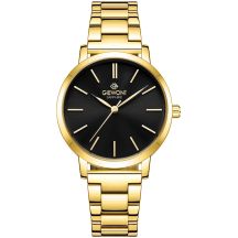 Giewont Sapphire Gold Black Women's Watch GW2360-B3