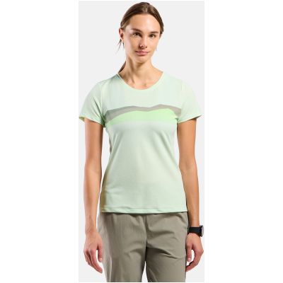 2. Women's Odlo F-DRY RIDGELINE Crew-Neck Short-Sleeve T-Shirt, Green