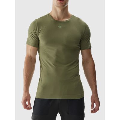 3. Men's seamless training shirt 4F 4FWAW24TFTSM0975-44S