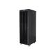 LANBERG FLOOR RACK CABINET 19" 37U 600X800 GLASS DOOR LCD BLACK FF01-6837-12BL (FLAT PACK)