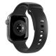 3. Puro Icon Silicone Strap for Apple Watch 42 / 44 / 45 / 49 mm - Black (2 pcs.)