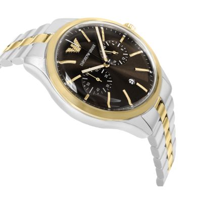 3. Men's Watch Emporio Armani Dario Chronograph AR80084SET + BOX