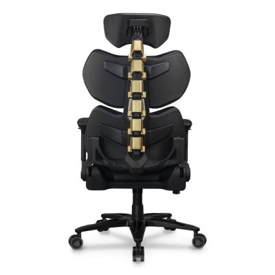 5. COUGAR Terminator Elite Gold Gaming Chair Upholstered Seat Black, Gold