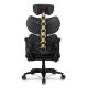 5. COUGAR Terminator Elite Gold Gaming Chair Upholstered Seat Black, Gold