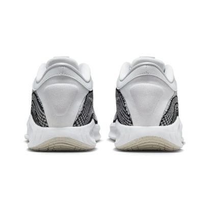 4. Nike GT Hustle Academy Basketball Shoes Gray/White - FJ7791-100
