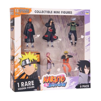 NARUTO SHIPPUDEN FIGURES - 6 PACK DELUXE EDITION VER. AND