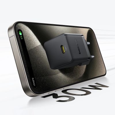 8. Baseus Palm 30W USB-C Wall Charger - White