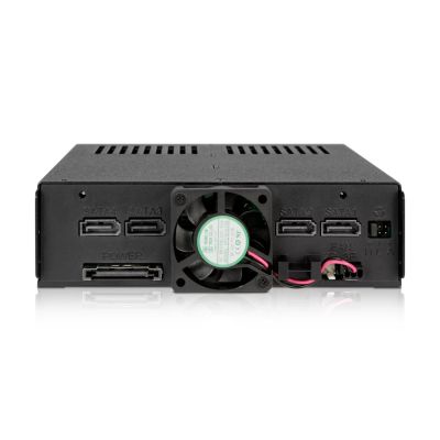 5. Icy Dock MB324SP-B, 0 TB, Serial ATA, Serial ATA II, Serial ATA III, Serial Attached SCSI (SAS), 440g, Desktop