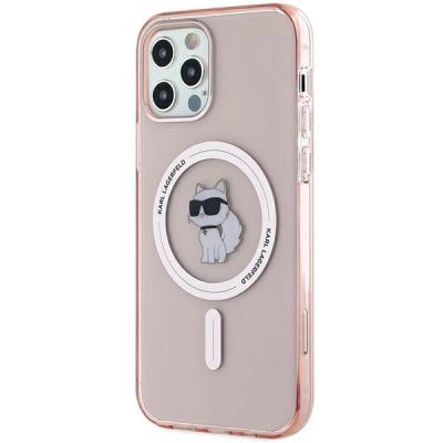 8. Karl Lagerfeld IML Choupette MagSafe case for iPhone 12/12 Pro - pink