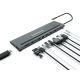 6. CONCEPTRONIC 12-1 USB-C docking station->2xHDMI/3xUSB-A/DP/+ 18cm gr