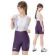 9. Rockbros YDDK017-1 TVI Women's Cycling Shorts with Bib and Pad Size S - Purple