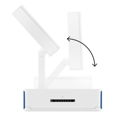 6. Hyper HyperDrive Flex MagCharge USB-C Hub, White/Blue