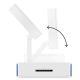 6. Hyper HyperDrive Flex MagCharge USB-C Hub, White/Blue