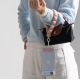 3. Ringke Holder & Puffer Hand Strap Phone Lanyard - Pink