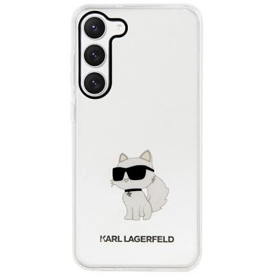 3. Karl Lagerfeld KLHCS23MHNCHTCT S23+ S916 transparent hardcase Ikonik Choupette