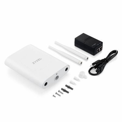 12. Access Point Wi-Fi 7 Zyxel Outdoor IP55 NWA55BE 2.4GHz(2x2)/5GHz(2x2) PoE+ 1x2.5G (power supply included)