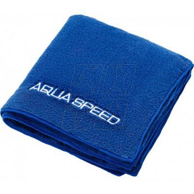 Aqua-speed Dry Coral towel 350g 50x100 blue 01/157