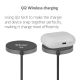 4. CLUB3D CAC-3027 Mobile Charger Smartphone, Universal Black DC Wireless Charging Fast Charging Internal