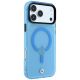 4. BMW Sign Frosted IML & Metal Logo MagSafe Case for iPhone 18 Pro / 17 Pro - Blue