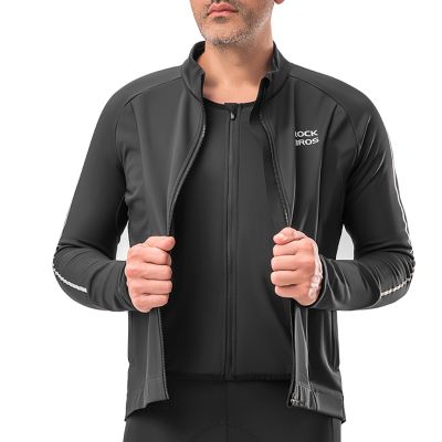 4. Rockbros Fall/Winter Long Sleeve Cycling Jacket S - Black