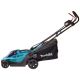 15. Makita DLM330RT Battery-Powered Push Lawn Mower, Black, Blue