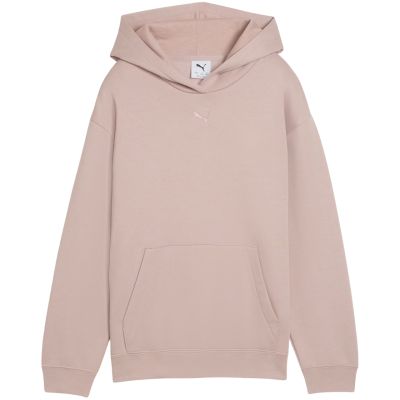 2. Puma ESS Centered Cat Logo Relaxed Hoodie for Kids Pink 692973 89