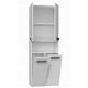 NEL BATHROOM COLUMN WHITE 2 BASKETS SHORT DOOR SET