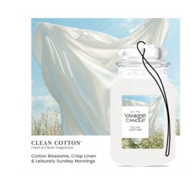 5. Car Air Freshener Bonus Pack CLEAN COTTON YANKEE