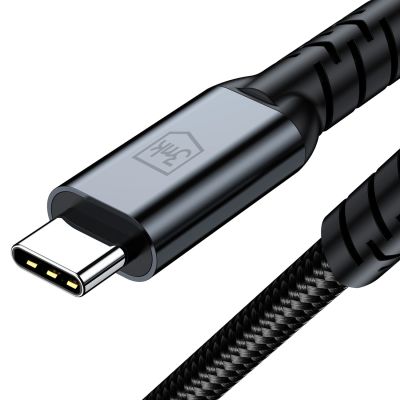 5. 3mk Hyper Cable N-SERIES Thunderbolt 4 USB-C / USB-C 1m 48V/5A 40Gb/s 240W 8K60Hz - black