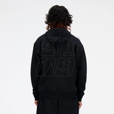 2. New Balance Hooded Sweatshirt Ssifted Graphic Hoodie M MT41571BK