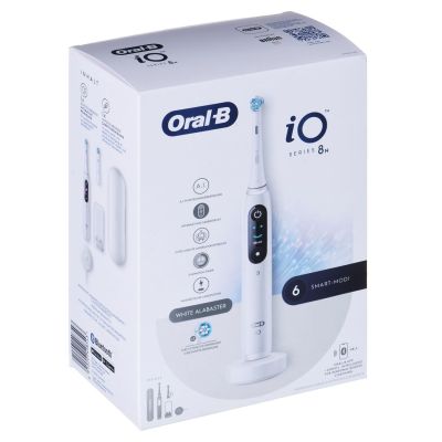 16. Oral-B iO Series 8N White Alabaster Toothbrush