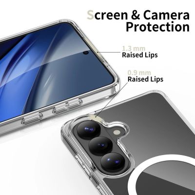 12. Tech-Protect FlexAir Hybrid MagSafe Case for Samsung Galaxy A36 / A56 / A37 5G - Transparent