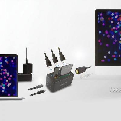 7. Logilink USB 3.2 (G1) HDMI Docking Station, 10-Port, PD4