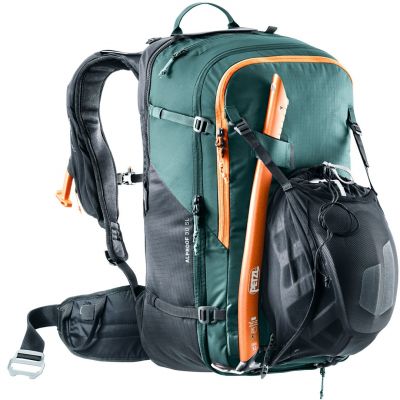 3. Deuter ALPROOF 30 SL backpack, Black, Green Denim, Polyamide, Polyester