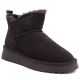 2. Women's leather ankle boots, brown platform snow boots, Vinceza 97961