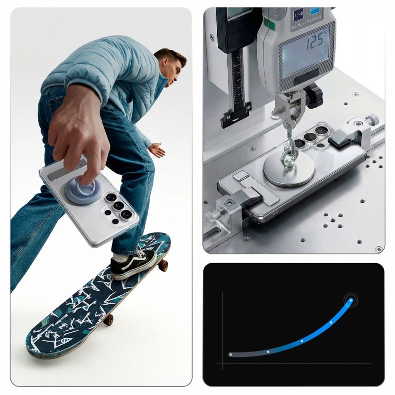 16. Spigen Ultra Hybrid S Mag MagSafe Case for Samsung Galaxy S26 Ultra - Clear and White