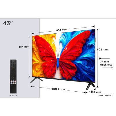 4. 43" TCL 43S5L TV