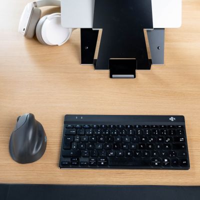 11. R-Go Tools R-Go HE Basic Vertical Mouse, Ergonomic Mouse, Medium Size (Hand Length 165-185 mm), Left-Handed, Bluetooth