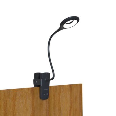5. Mini Wozinsky Wireless LED Reading Lamp with Clip + USB-C Cable - Black