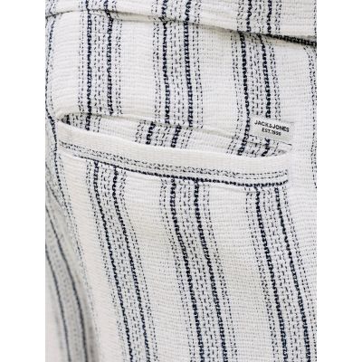 4. Jack&Jones men's shorts JPSTJAIDEN COBA STRIPE JOG SHORTS REG SN 12274413 CLOUD DANCER/STRIPES