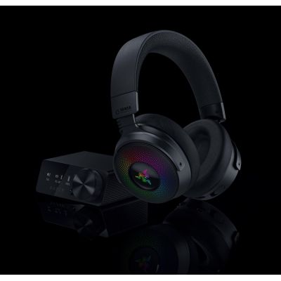 19. Razer Kraken V4 Pro Bluetooth Over-ear Microphone Wireless Black Headset